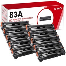 10 Black 83A CF283A Toner Cartridge For HP Laserjet Pro M201n M127fw M127fn mfp picture