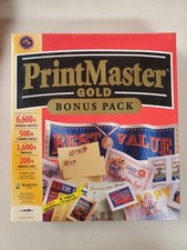 Printmaster Gold Bonus Pack Pc New Sealed Boxed Win 95 & 3.1 picture