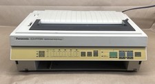 Vintage Panasonic Impact Dot Matrix Printer KX-P1124 White | POWER TESTED ONLY picture