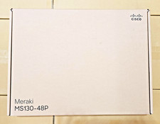 Lot of 10  Cisco Meraki MS130-48P-HW 48-Port Gigabit PoE+ Cloud Manage UNCLAIMED picture