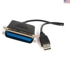 Versatile 10 ft USB to Centronics Parallel Adapter for Printers - Male Connector picture