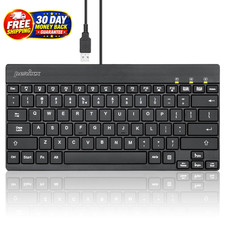 PERIBOARD-326 Wired Mini Backlit USB Keyboard with Low Profile Keys, US E picture