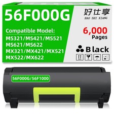 56F000G Toner Cartridge Compatible for Lexmark MS/MX321/421/521/622 MX522 MS621 picture