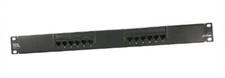 Leviton 5G596-U12 GigaMax 5E Universal Patch Panel, 12-Port, 1RU, Cat 5E, Cable picture