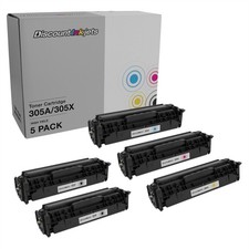 5Pk REMAN Laser Toner Cartridge for HP 304A Black &  Color LaserJet CM2320n picture
