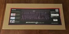 EagleTec KG010 Mechanical Keyboard Black Blue LEDs USB Illuminated PC Gaming New picture