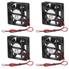4Pcs 60mm x 60mm x15mm Brushless Cooling Fan - 6015 DC 12V 2.36in 2 Pin Fan f... picture