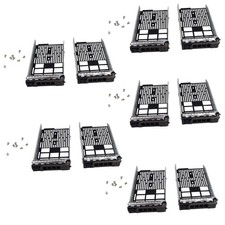 10X KG1CH 3.5in SAS SATA Hot Swap Drive Tray For Dell PowerEdge R720xd T710 picture