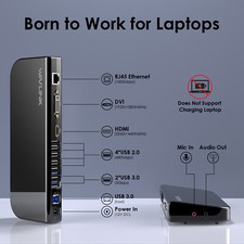 13-in-1 USB C Hub Dual Monitor USB 3.0 Universal Laptop Docking Station for M1M2 picture