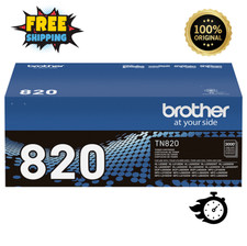 Brother TN-820 Black Toner Cartridge – Standard Yield – New, Sealed, Fast Ship picture