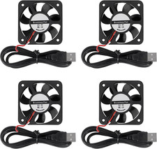 50Mm Fan 5V USB Brushless DC Cooling Fan, 4 Pack Speed 4200 RPM Fan picture
