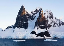 Landscape antarctic snow winter sea ocean view nature Custom Gaming Mat Desk picture