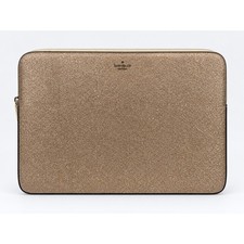 Kate Spade Rose Gold Glitter Laptop Sleeve 15