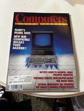Computers & Electronics Magazine December 1984 Tandy 1000 IBM PC Vintage picture