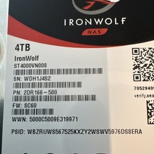 Seagate IronWolf 4TB ST4000VN008 NAS 64MB 6Gb/s 3.5