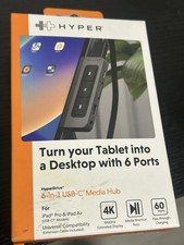HyperDrive 6-in-1  USB-C  Media Hub - Open Box Excellent Condition picture