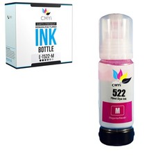 CMYi 1X Compatible Magenta 522 Ink Bottle Refill for Epson EcoTank ET2803 ET4700 picture