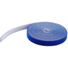 StarTech 50ft Hook and Loop Roll Blue Cable Management HKLP50BL picture