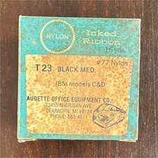 Audette Office Equipment Co. T23 Black Genuine Ribbon for IBM C & D Dot Matrix picture
