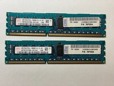 Lot Of 2 (8GB) Hynix HMT351R7CFR8A-H9 4GB PC3L-10600 CL9 ECC REG Server RAM DDR3 picture