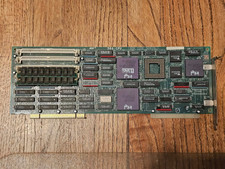 Vintage Retro AST Research 386 CPU Board w/Intel 386DX-25MHZ Intel 82385-25 +387 picture