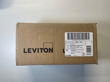 41080-1WP 1-Port Leviton Single-Gang QuickPort Wallplate, White - PACK OF 25 picture