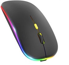 2.4G Portable Wireless Slim Silent Mouse with USB and Type-C for Laptop PC picture