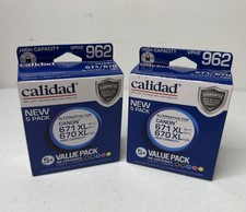 2 x Canon 671XL 670XL Compatible Black Colours Ink Cartridge Calidad VPH2 962 picture