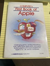 VINTAGE 1984 - COMPUTE'S First Book of APPLE 1984 EXCELLENT LOOK picture