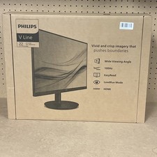 Philips V-Line 221V8 22in VA LCD Monitor 1920x1080 100Hz HDMI Black - Brand New picture