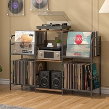 3IngSeagulls Record Player Stand with Vinyl Storage, Record Storage for 350+ ... picture