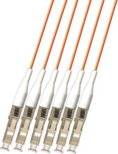Direct Burial Outdoor LC 6 Strand Fiber Optic Cable Multimode 62.5/125 15M picture