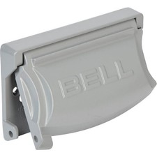 Hubbell Taymac Mx1250s Flat Gray Horizontal Cover.  PACK OF 5 picture