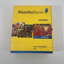 NIB Rosetta Stone Espanol Spanish Latin America Levels 1 Version 4 PC/Mac picture