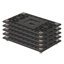 5 Pcs Radiator Back Plate Bottom CPU Cooler Backplate Computer Cooling Bracket picture