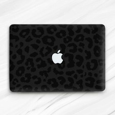 Cheetah Leopard Black Fur Animal Dark Hard Case For Macbook Air 13 Pro 16 13 15 picture