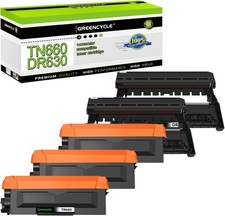 2PK DR630 Drum & 3PK TN660 Toner Cartridge Fits For Brother HL-L2320D HL-L2360DW picture