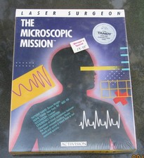 1987 Ativision Inc. Laser Surgeon The Microscopic Mission For Tandy Color UNUSED picture