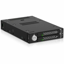 Icy Dock ToughArmor MB834MK-B V2 2 Bay M.2 NVMe SSD PCIe 4.0 Rack Enclosure picture