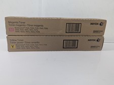 2X Genuine Xerox Yellow, Magenta Toner 006R01514 15 WC: 7525,30,35,45,56,7830,35 picture