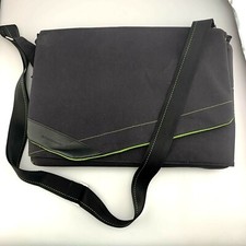 Brenthaven Laptop Bag Black Green Padded 18