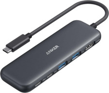 Anker USB C Hub, 5-in-1 USBC to HDMI Splitter with 4K Display, 1 x Black picture
