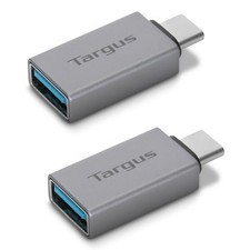 Targus USB-C to USB-A Adapter 2-Pack - Fast Data Transfer, One Size, Classic picture