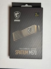 MSI SPATIUM M570 PCIe Gen5 NVMe M.2 2TB Internal SSD Heatsink picture