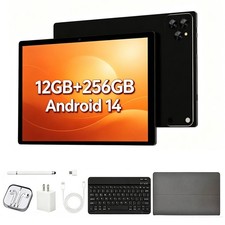 2026 Tablet 10.1 inch Android Tablet 12GB+256GB 1920x1200 IPS HD Touchscreen picture