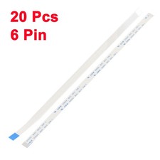 A Type 20Pcs 1.0mm Pitch 6 Pin AWM 20624 80C 60V VW-1 FFC 200mm picture