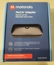 Motorola MoCA Adapter MoCA 2.5 for Ethernet over Coax - Model MM1025 picture