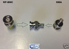 1x Plated SMA Female Jack to RP-BNC Male plug RF coaxial Adapter RF Connector US picture