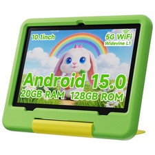 PEICHENG Tablet for Kids with EVA Protective Case, Android 15.0 Toddler Tab PC picture