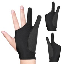 2 Pcs Digital Drawing Glove, 3-Layer Palm Rejection with Two-Finger Right and... picture